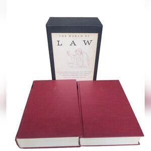 The World Of Law in Literature Vol I & II Ephraim London 1960 HC Boxed Set